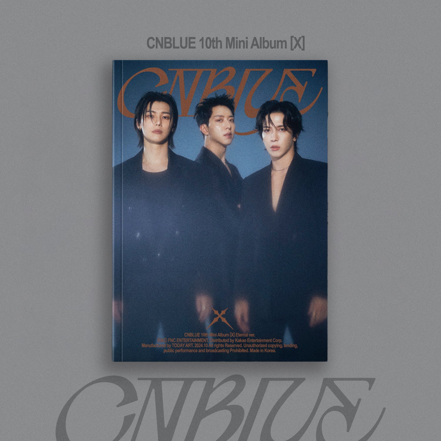 CNBLUE 10TH MINI ALBUM 'X' ETERNAL VERSION COVER