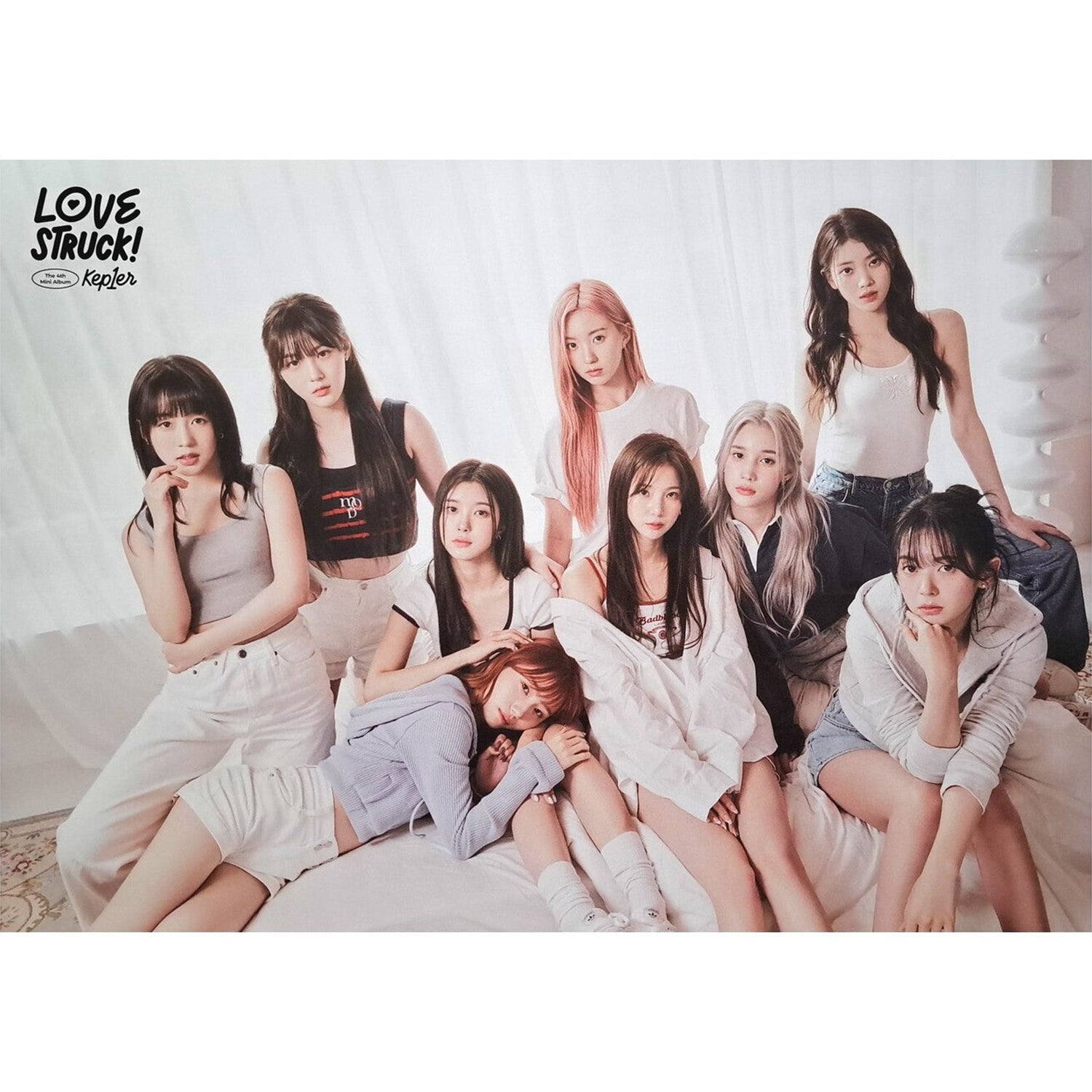 KEP1ER 4TH MINI ALBUM 'LOVESTRUCK!' POSTER ONLY