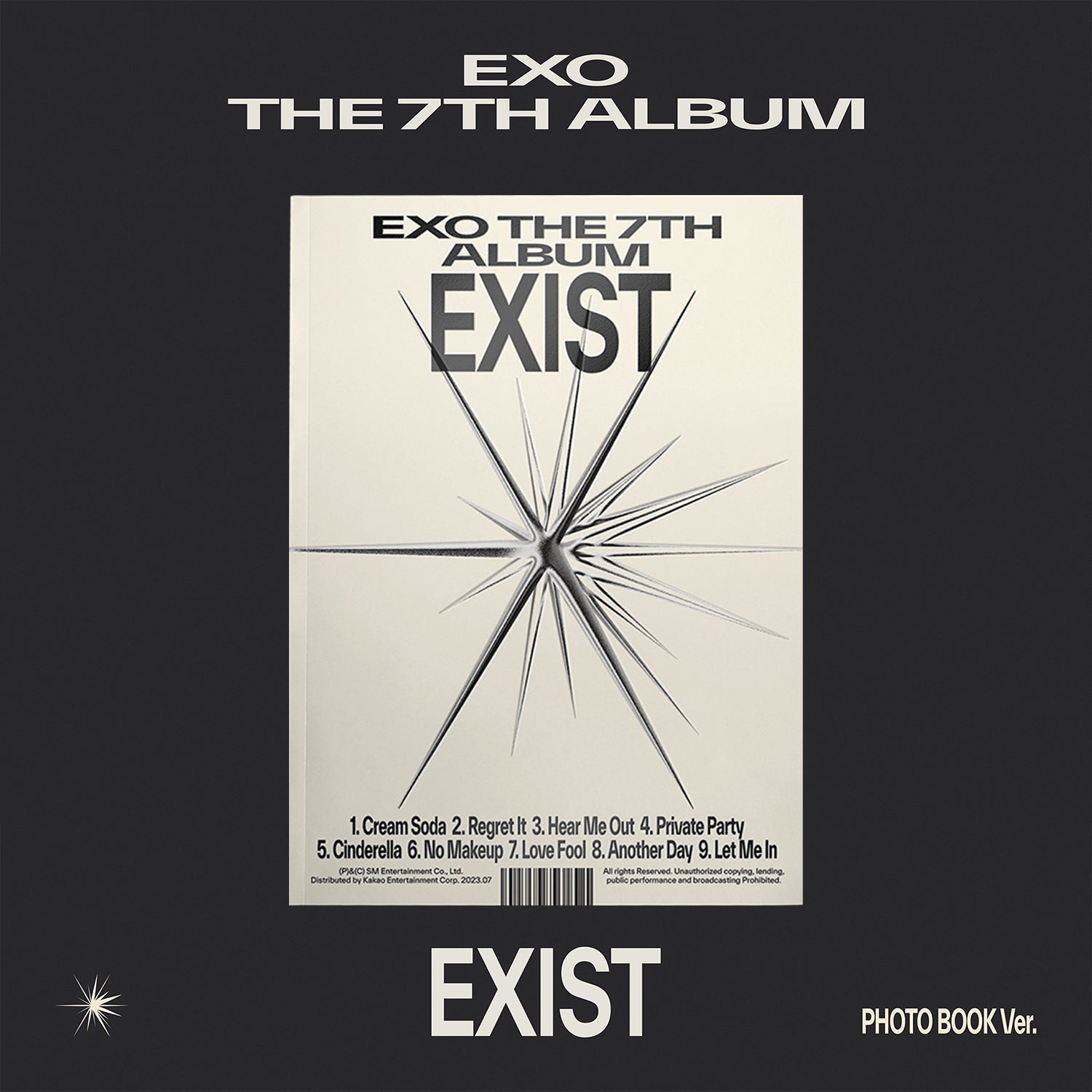 EXO 7TH ALBUM 'EXIST' (PHOTOBOOK) E VERSION COVER