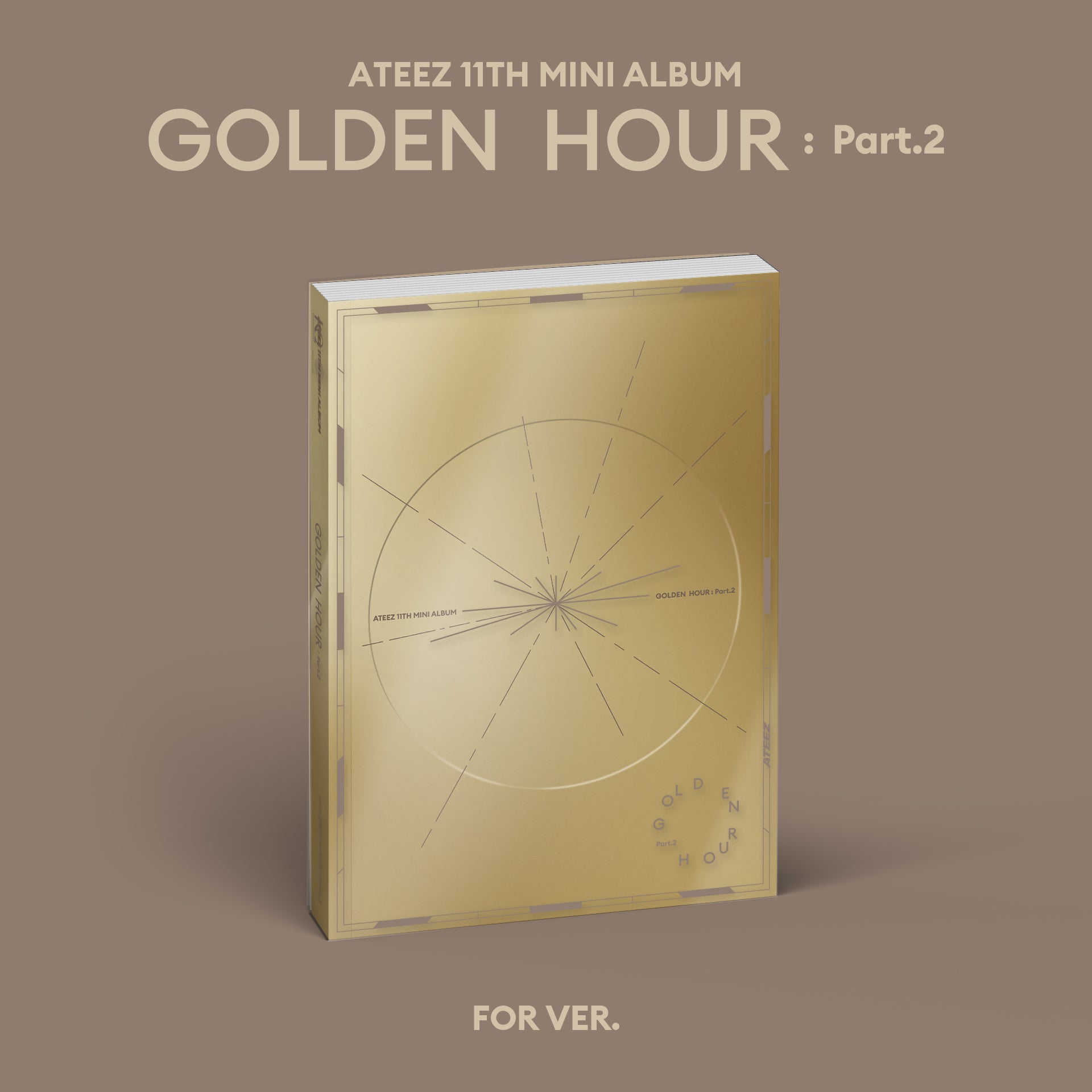 ATEEZ 11TH MINI ALBUM 'GOLDEN HOUR : PART.2' FOR VERSION COVER