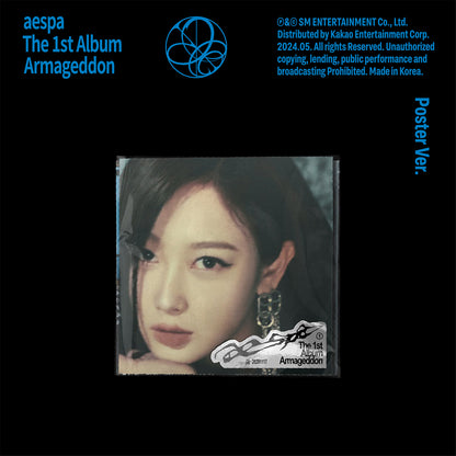 AESPA 1ST ALBUM 'ARMAGEDDON' (POSTER) GISELLE VERSION COVER