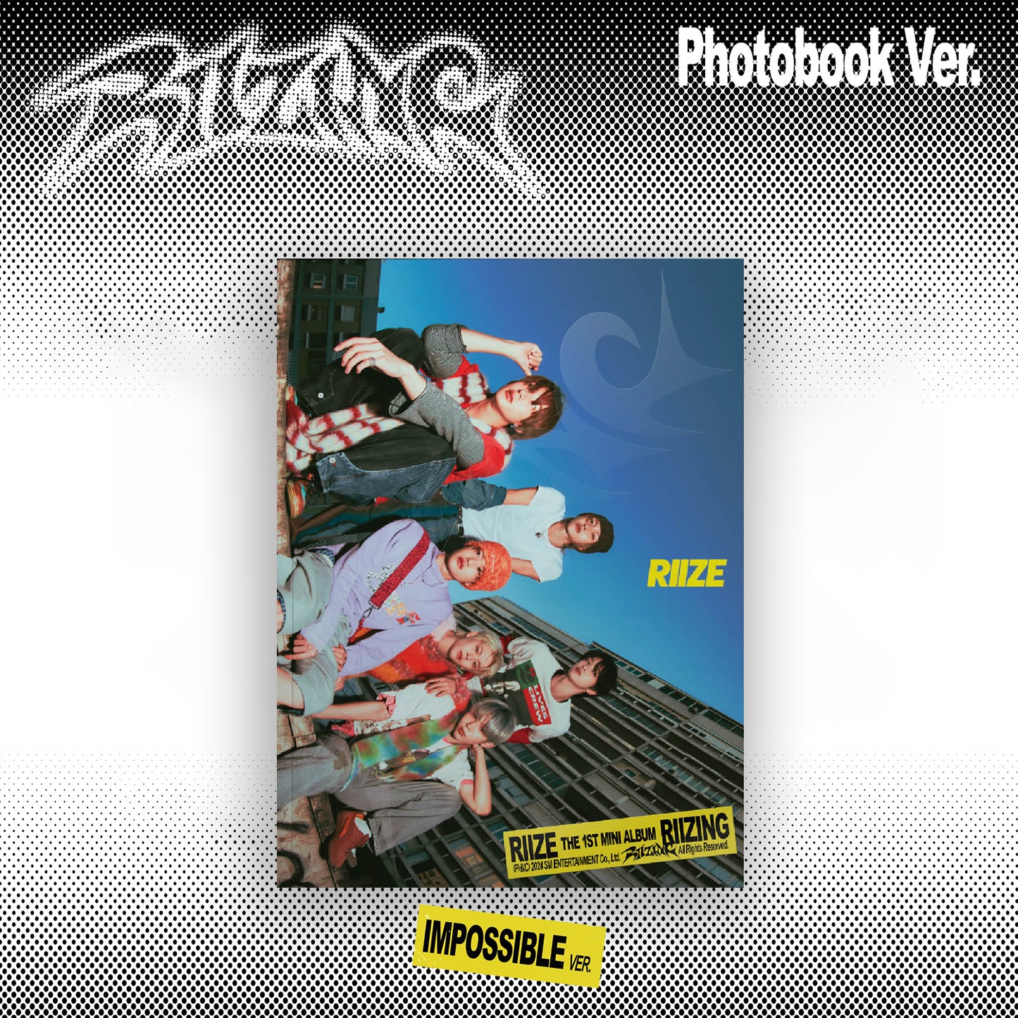 RIIZE 1ST MINI ALBUM 'RIIZING' (PHOTOBOOK) IMPOSSIBLE VERSION COVER