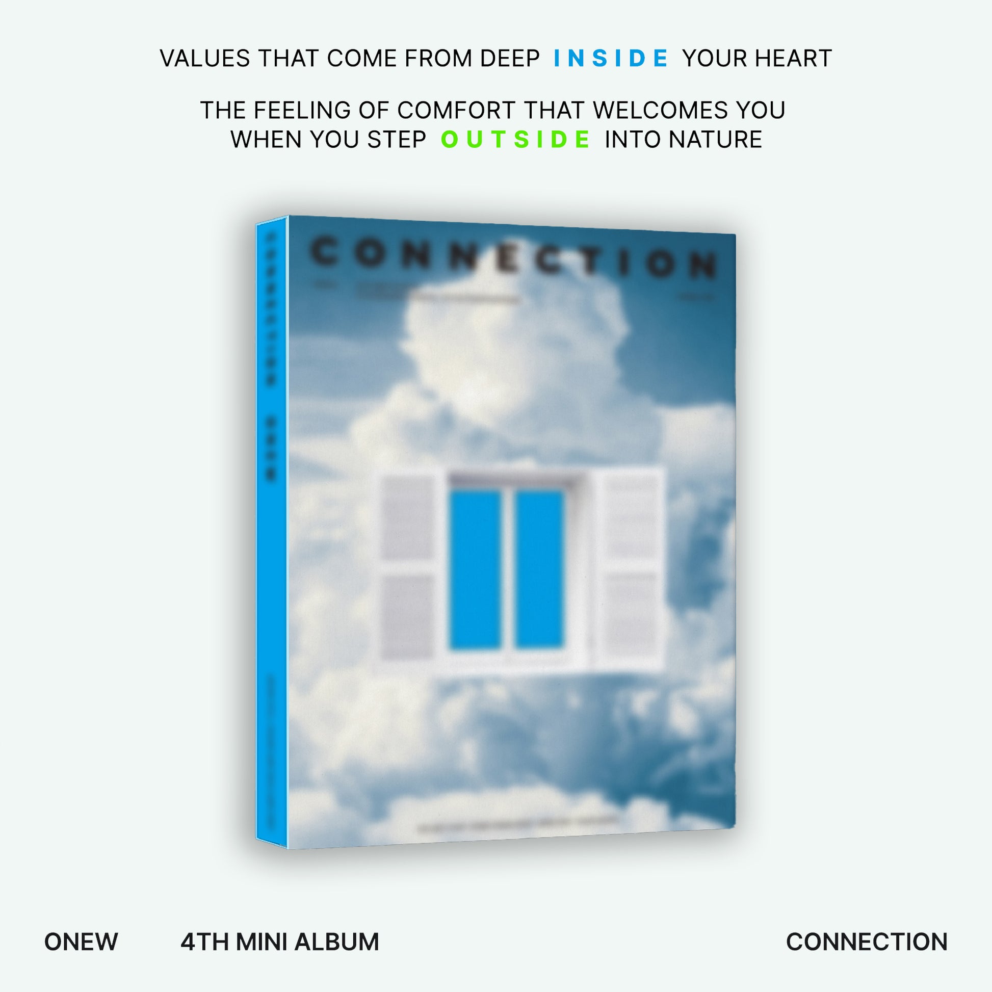 ONEW 4TH MINI ALBUM 'CONNECTION' INSIDE VERSION COVER