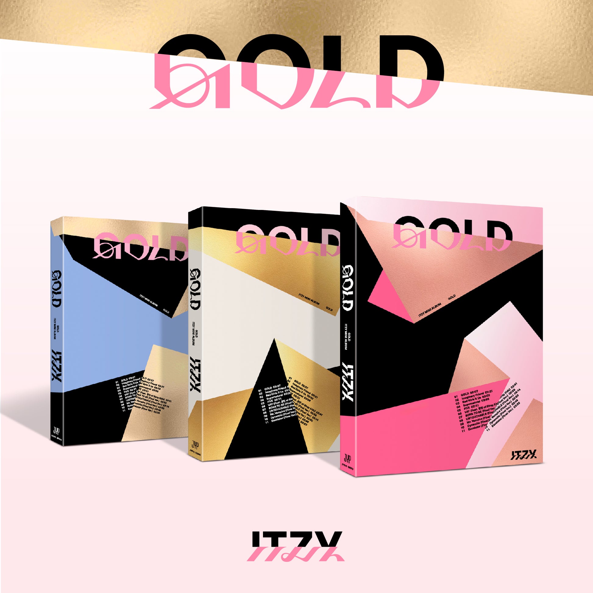 ITZY ALBUM 'GOLD' SET COVER