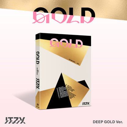 ITZY ALBUM 'GOLD' DEEP GOLD VERSION COVER