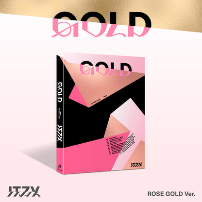 ITZY ALBUM 'GOLD' ROSE GOLD VERSION COVER