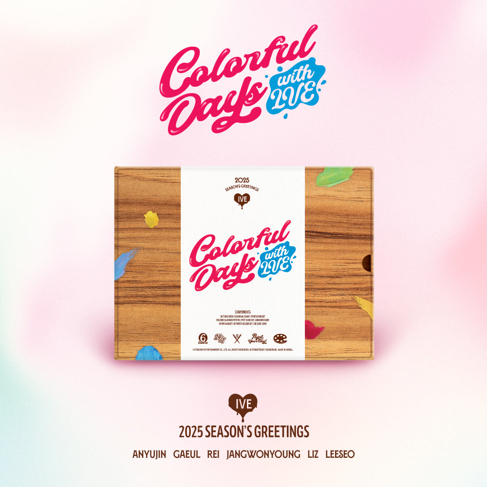 IVE 2025 SEASON'S GREETINGS 'COLORFUL DAYS WITH IVE' COVER