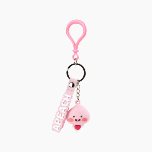 KAKAO FRIENDS CHARACTER FIGURE KEY RING APEACH 01