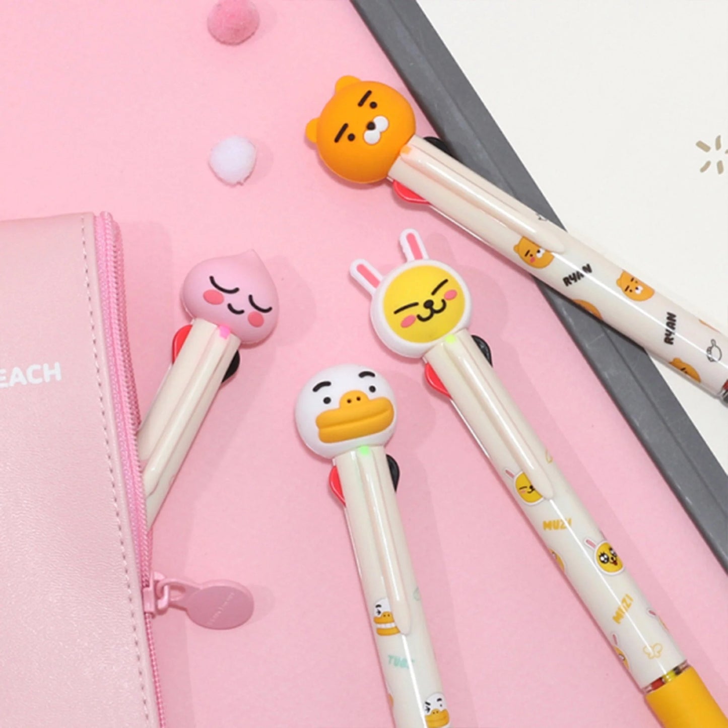 KAKAO FRIENDS FIGURE 4 COLORS MULTI COLOR PEN DETAIL 01