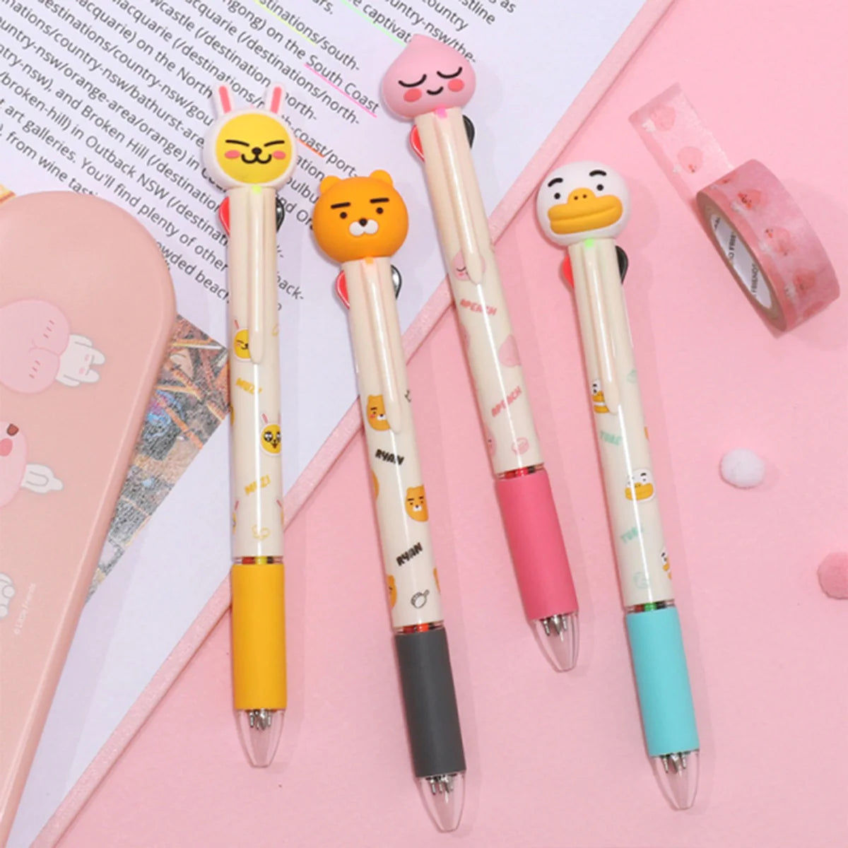 KAKAO FRIENDS FIGURE 4 COLORS MULTI COLOR PEN DETAIL 05