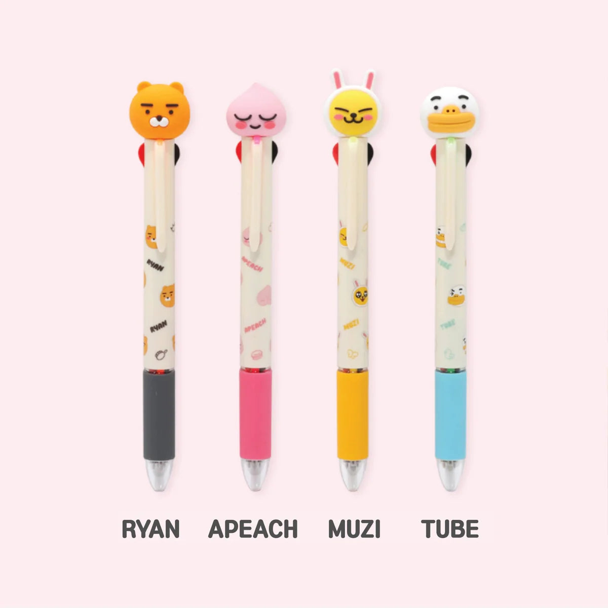 KAKAO FRIENDS FIGURE 4 COLORS MULTI COLOR PEN SET