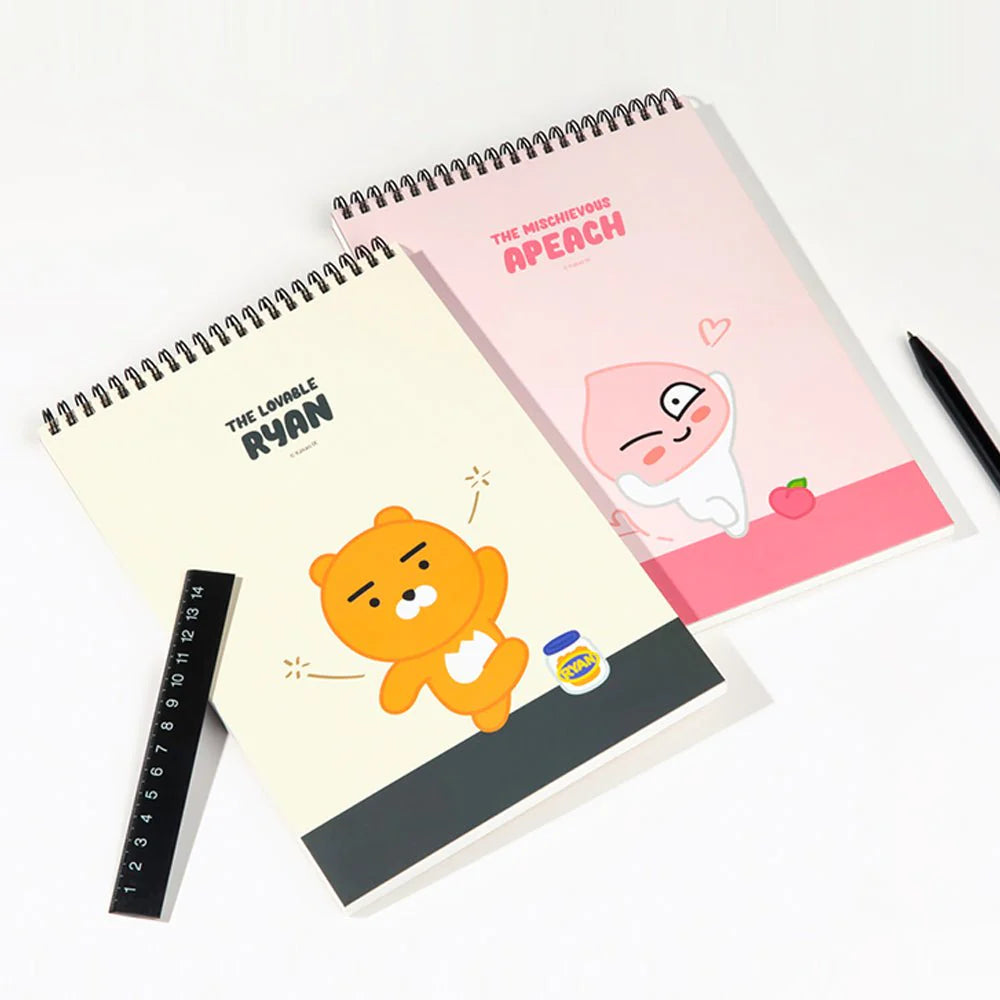 KAKAO FRIENDS HARDCOVER SPRING NOTEBOOK DETAIL 03