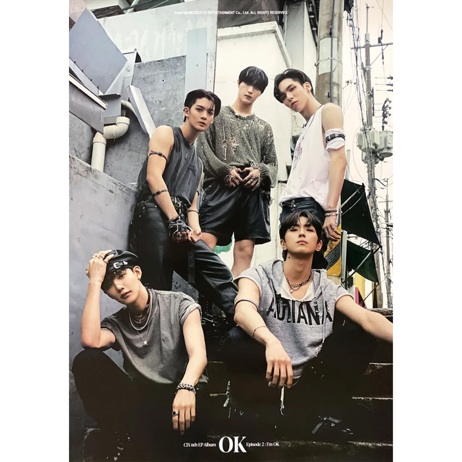 CIX 6TH EP ALBUM 'OK EPISODE 2 : I'M OK' POSTER ONLY KILL ME VERSION COVER