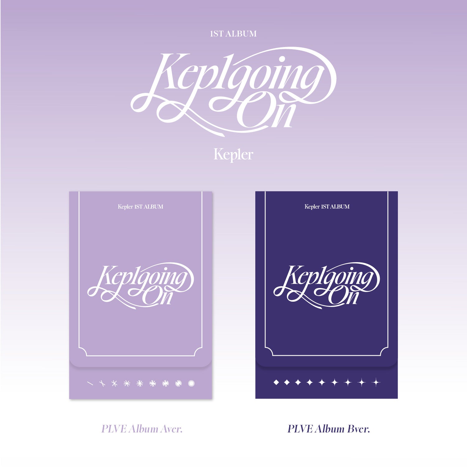 KEP1ER 1ST ALBUM 'KEP1GOING ON' (PLVE) SET COVER