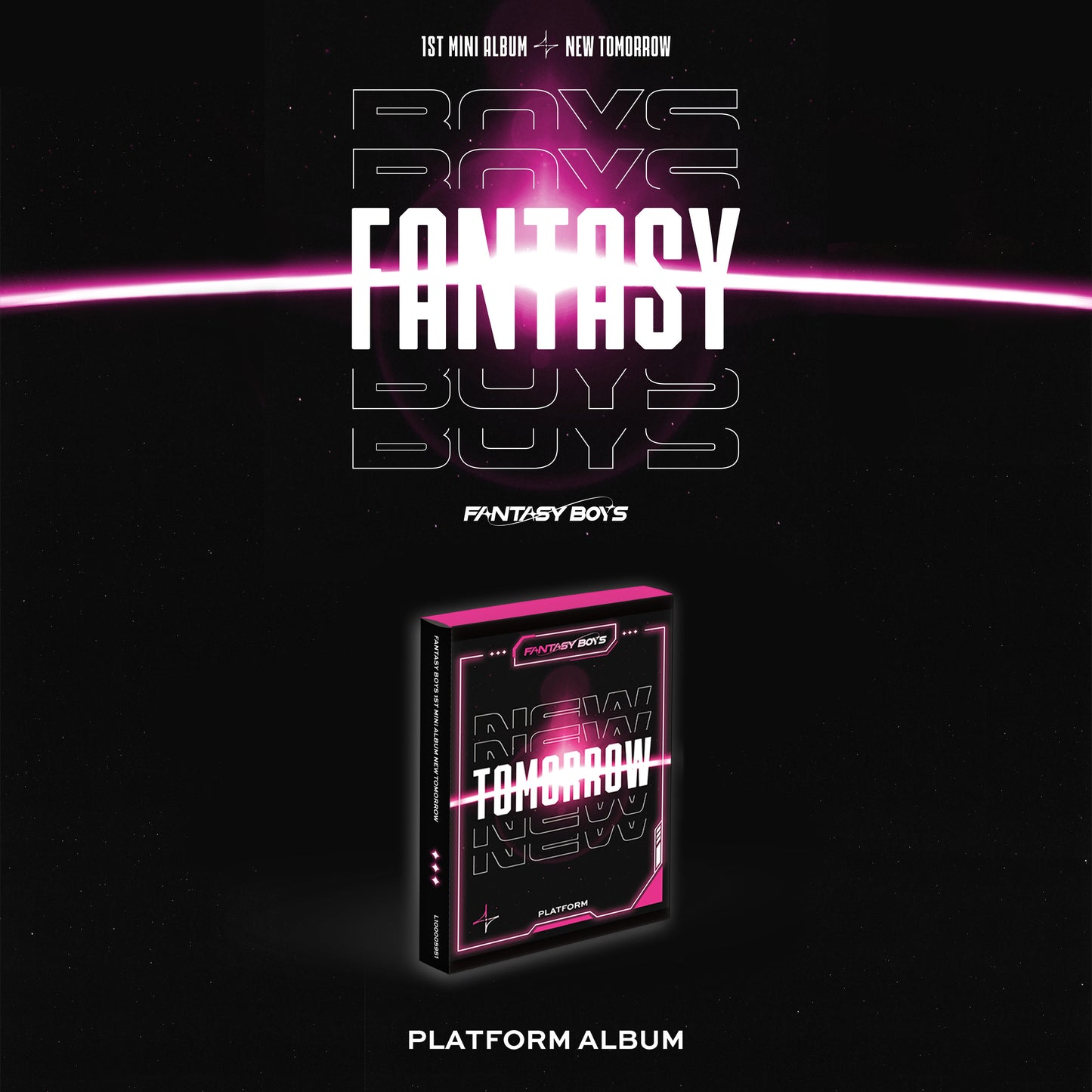 FANTASY BOYS 1ST MINI ALBUM 'NEW TOMORROW' (PLATFORM) COVER