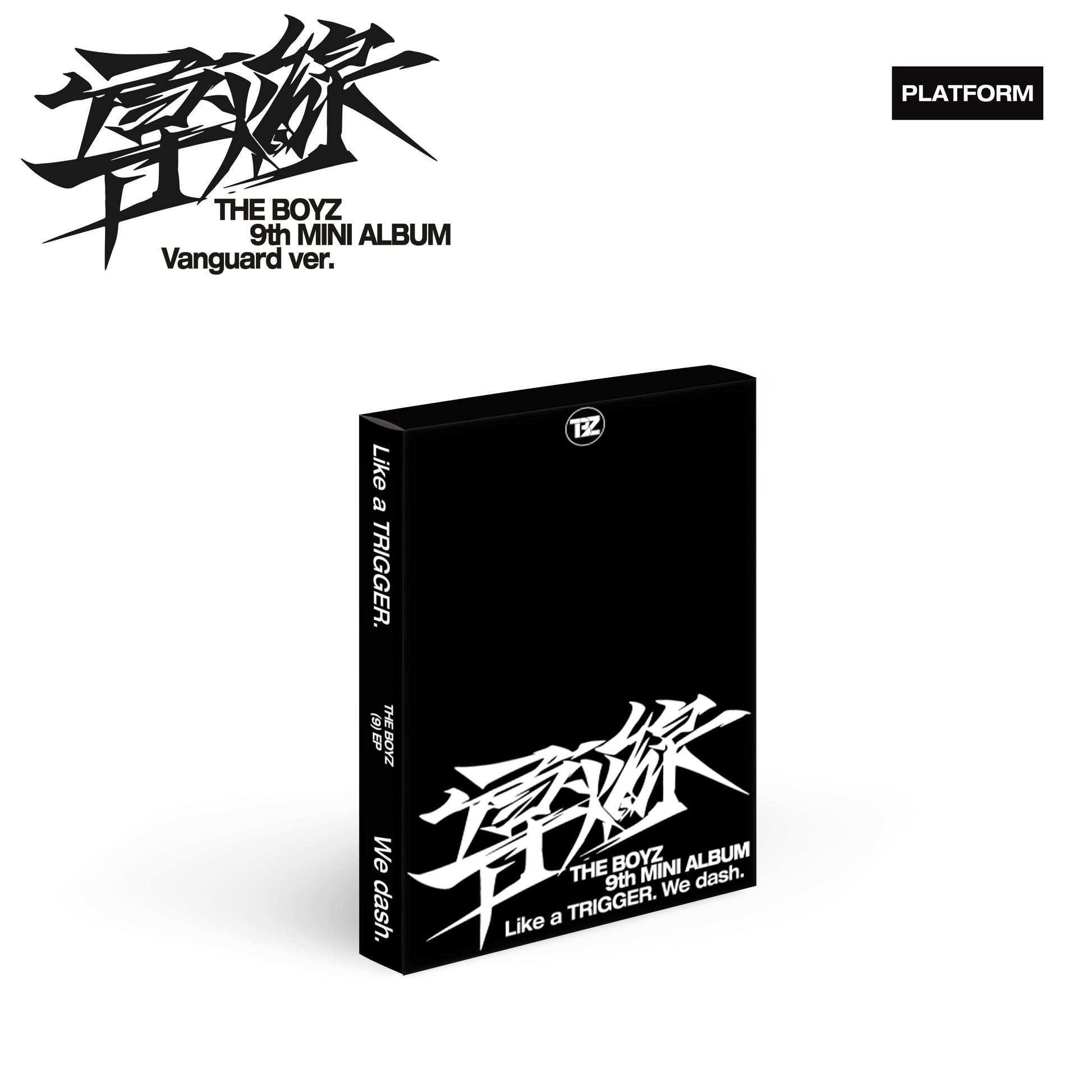 THE BOYZ 9TH MINI ALBUM '導火線 (도화선(DOHWASEON))' (PLATFORM NEMO) VANGUARD VERSION COVER