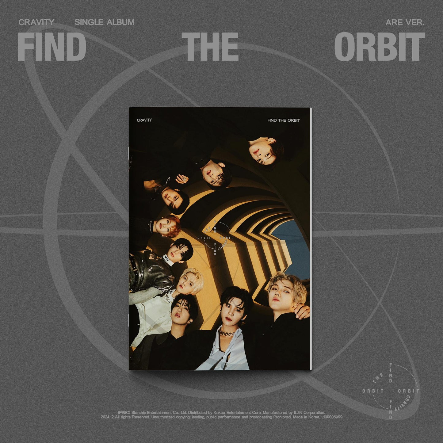 CRAVITY SINGLE ALBUM 'FIND THE ORBIT' ARE VERSION COVER