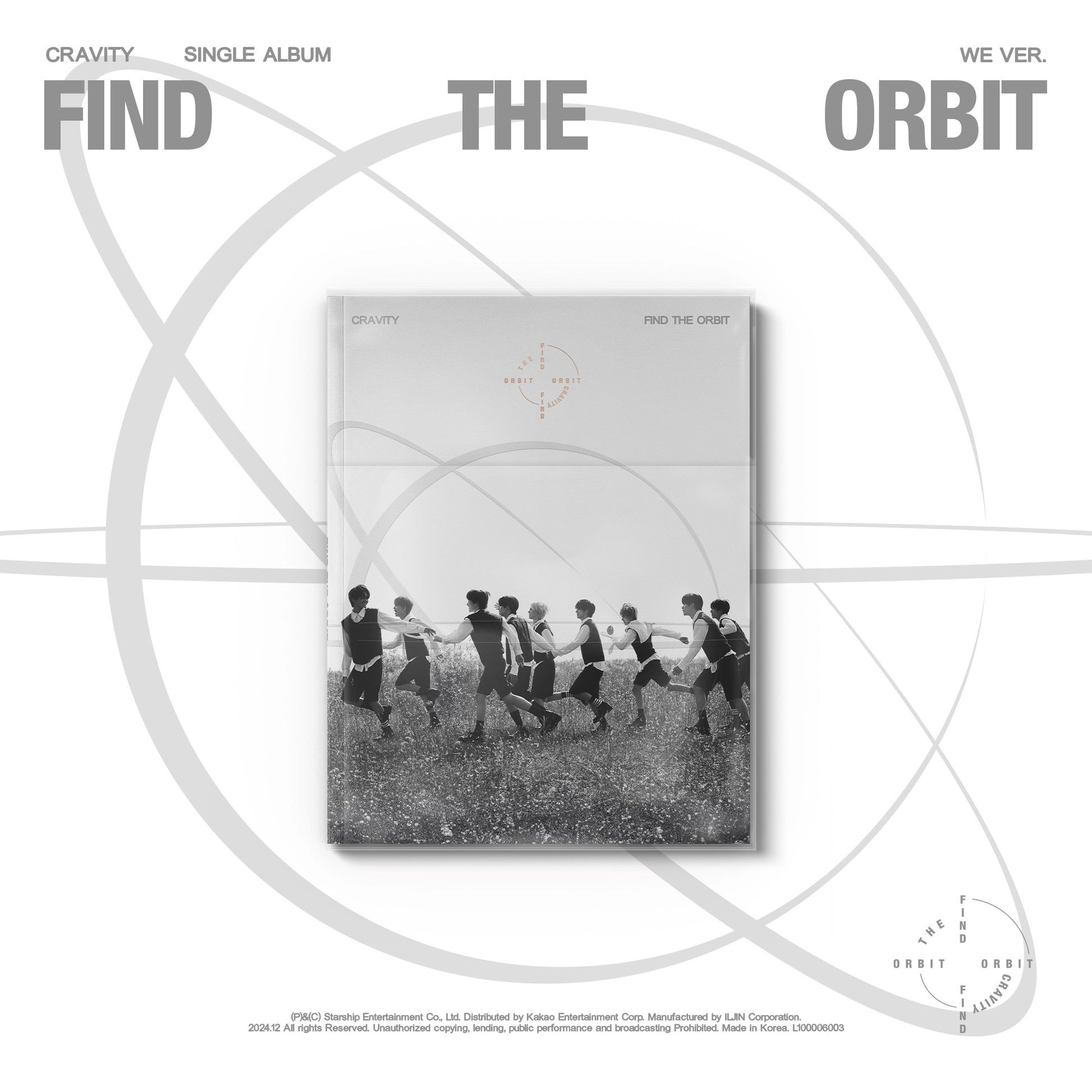 CRAVITY SINGLE ALBUM 'FIND THE ORBIT' WE VERSION COVER