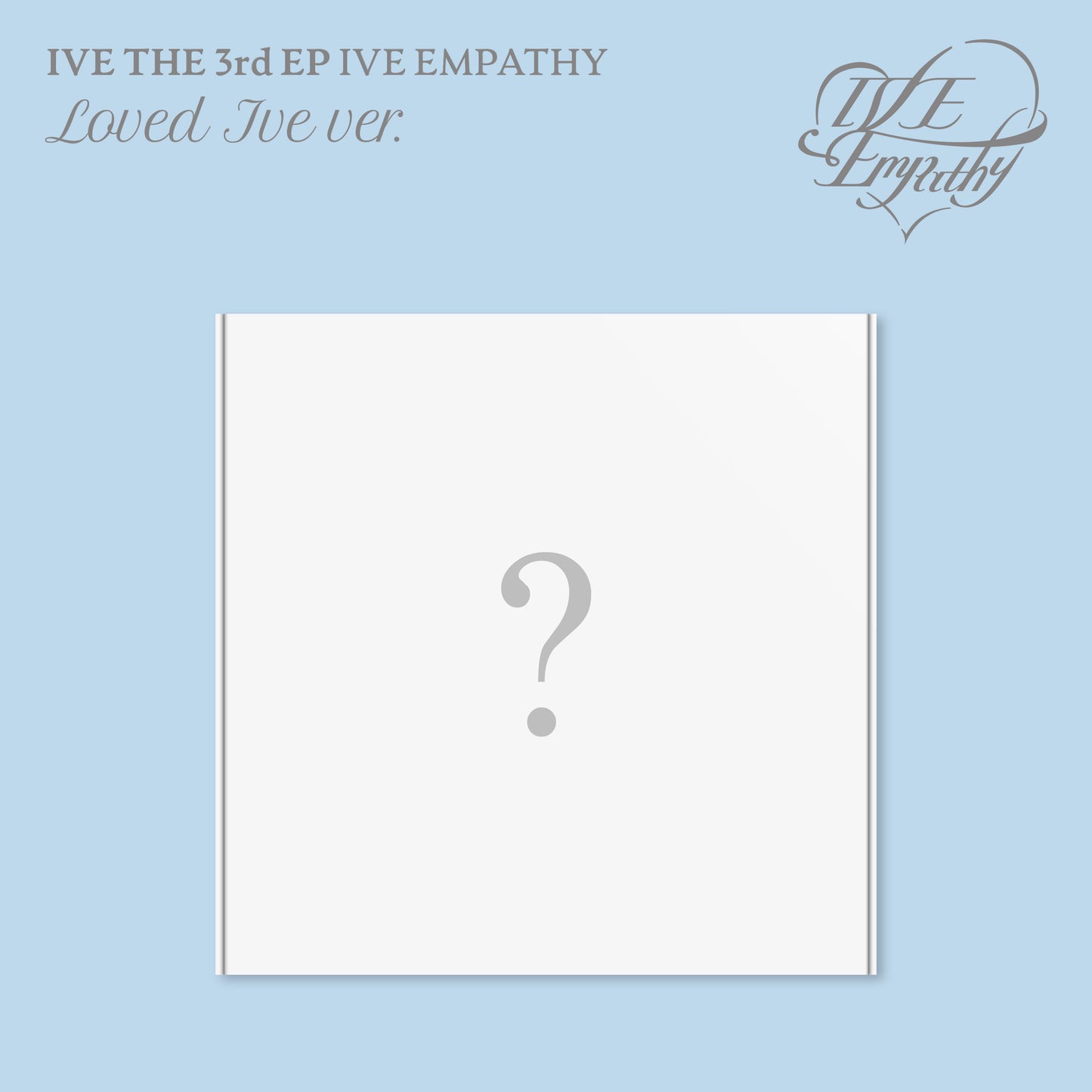 IVE 3RD EP ALBUM 'IVE EMPATHY' (LOVED IVE) COVER