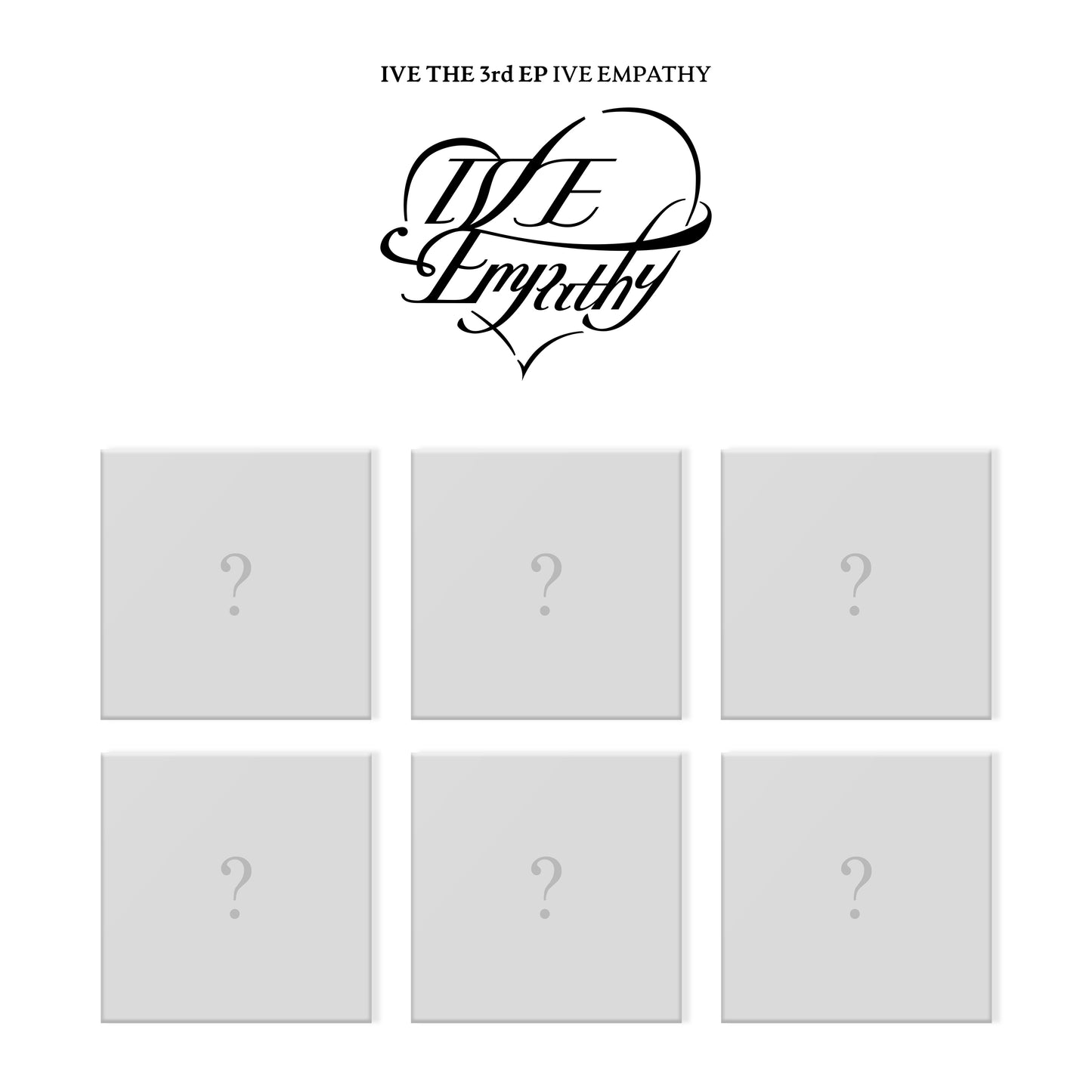 IVE 3RD EP ALBUM 'IVE EMPATHY' (DIGIPACK) COVER