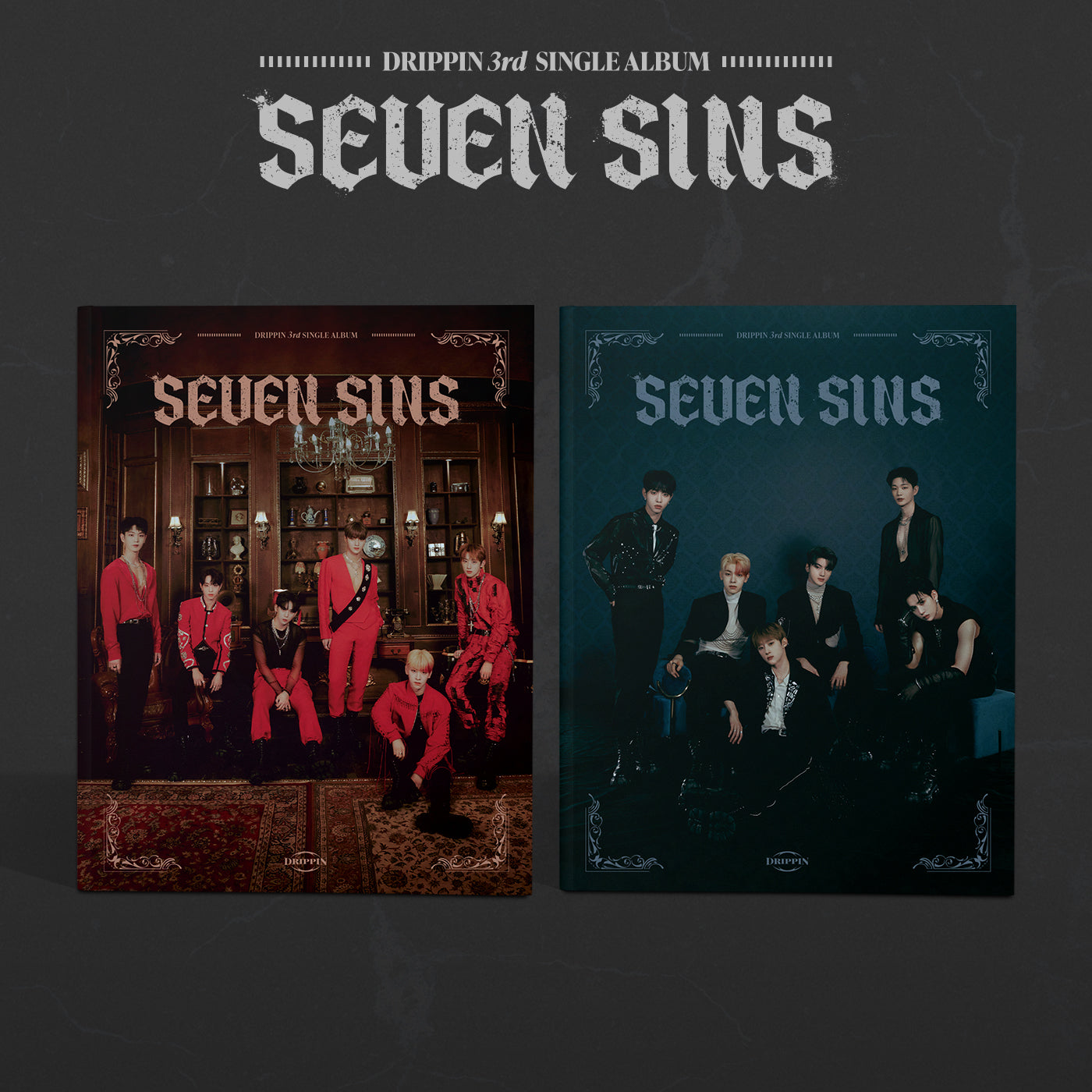 DRIPPIN 3RD SINGLE ALBUM 'SEVEN SINS' SET COVER