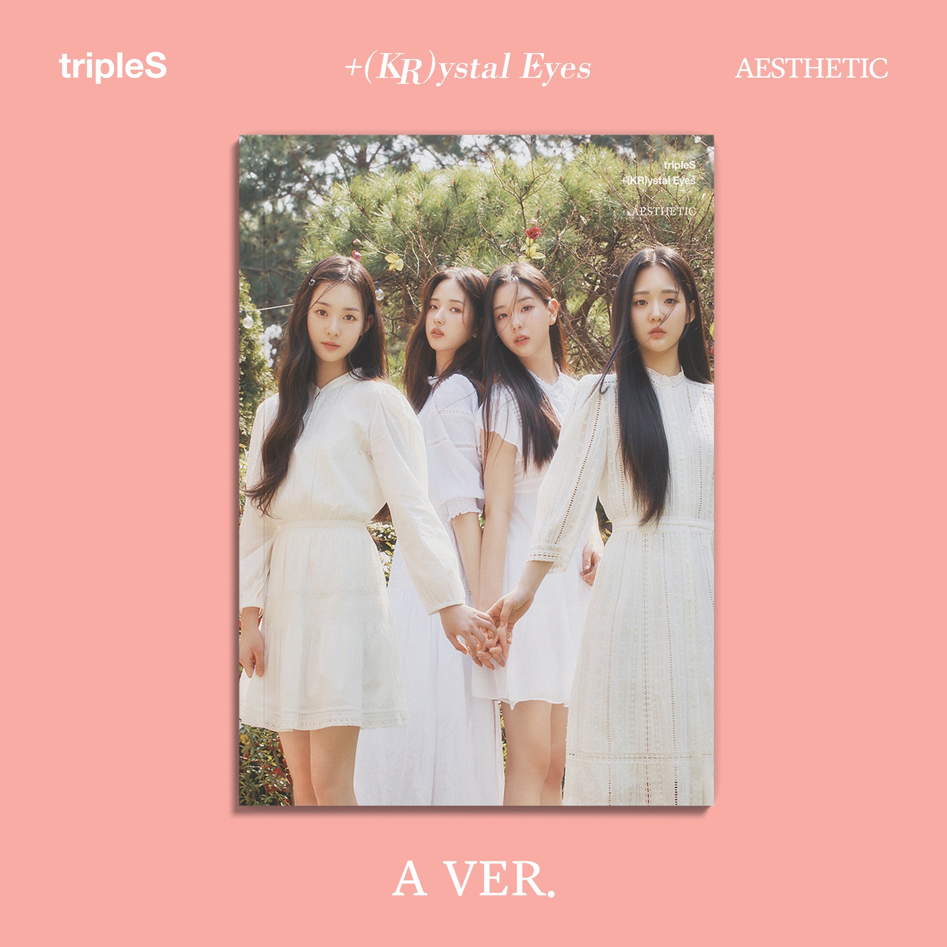 TRIPLES MINI ALBUM '+(KR)YSTAL EYES AESTHETIC' A VERSION COVER