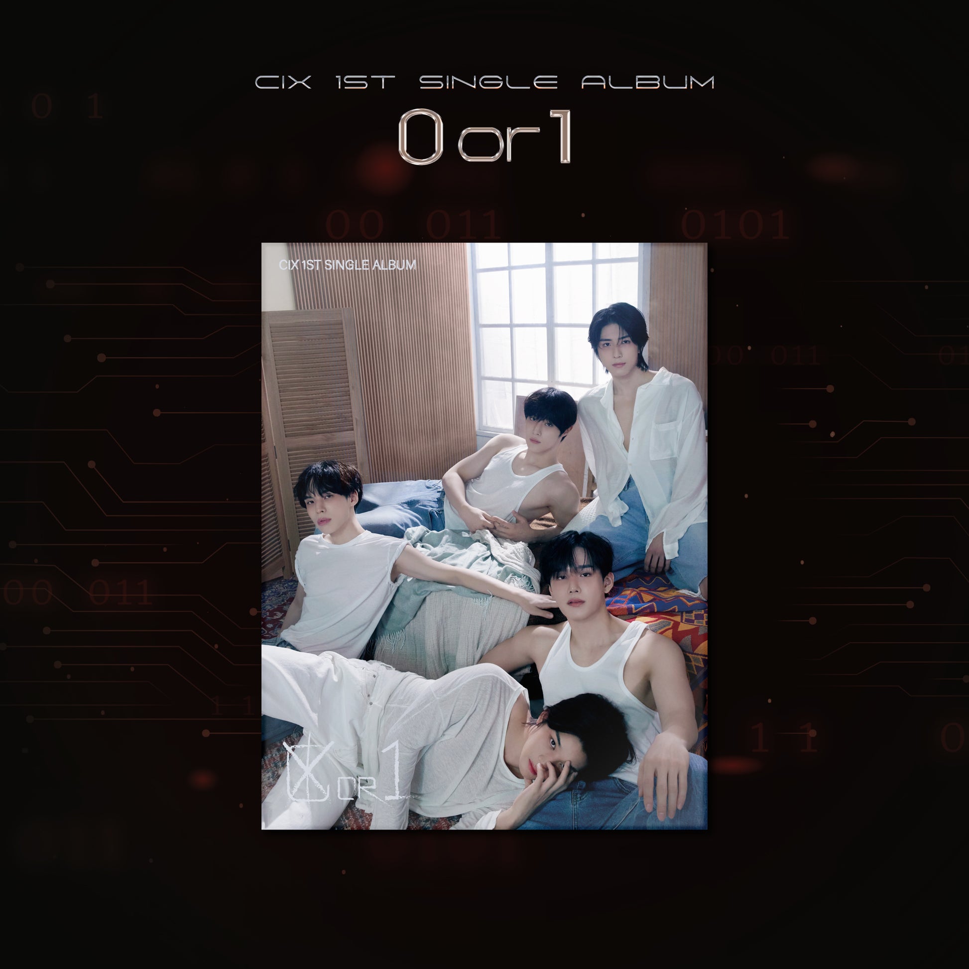 CIX 1ST SINGLE ALBUM '0 OR 1' HUMANOID VERSION COVER