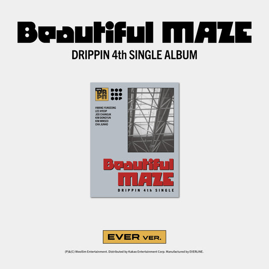 DRIPPIN 4TH SINGLE ALBUM 'BEAUTIFUL MAZE' (EVER) COVER