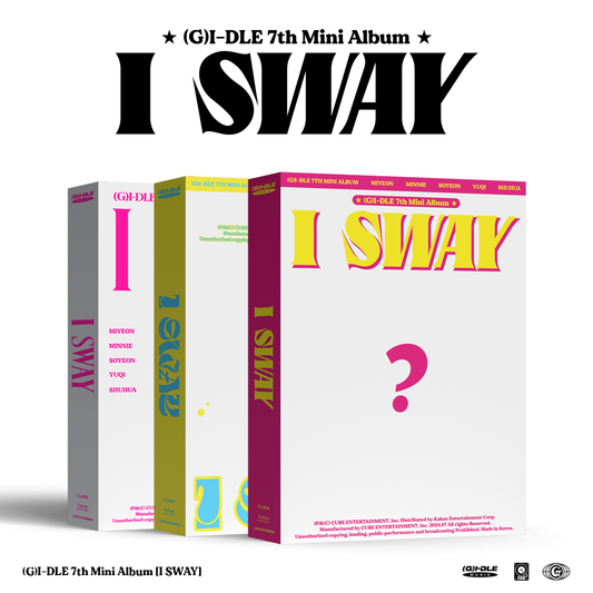 (G)I-DLE 7TH MINI ALBUM 'I SWAY' SET COVER