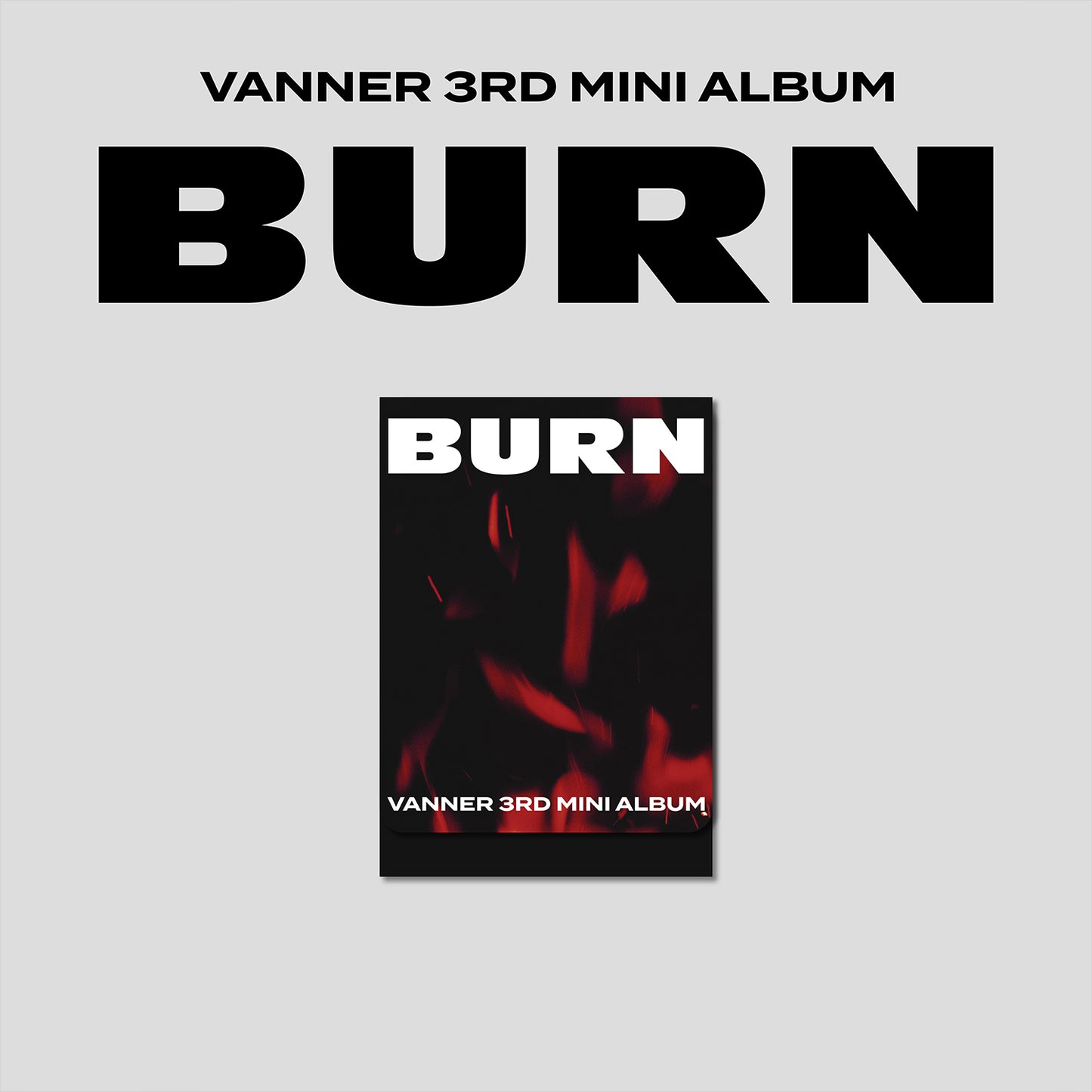 VANNER 3RD MINI ALBUM 'BURN' (PLVE) COVER