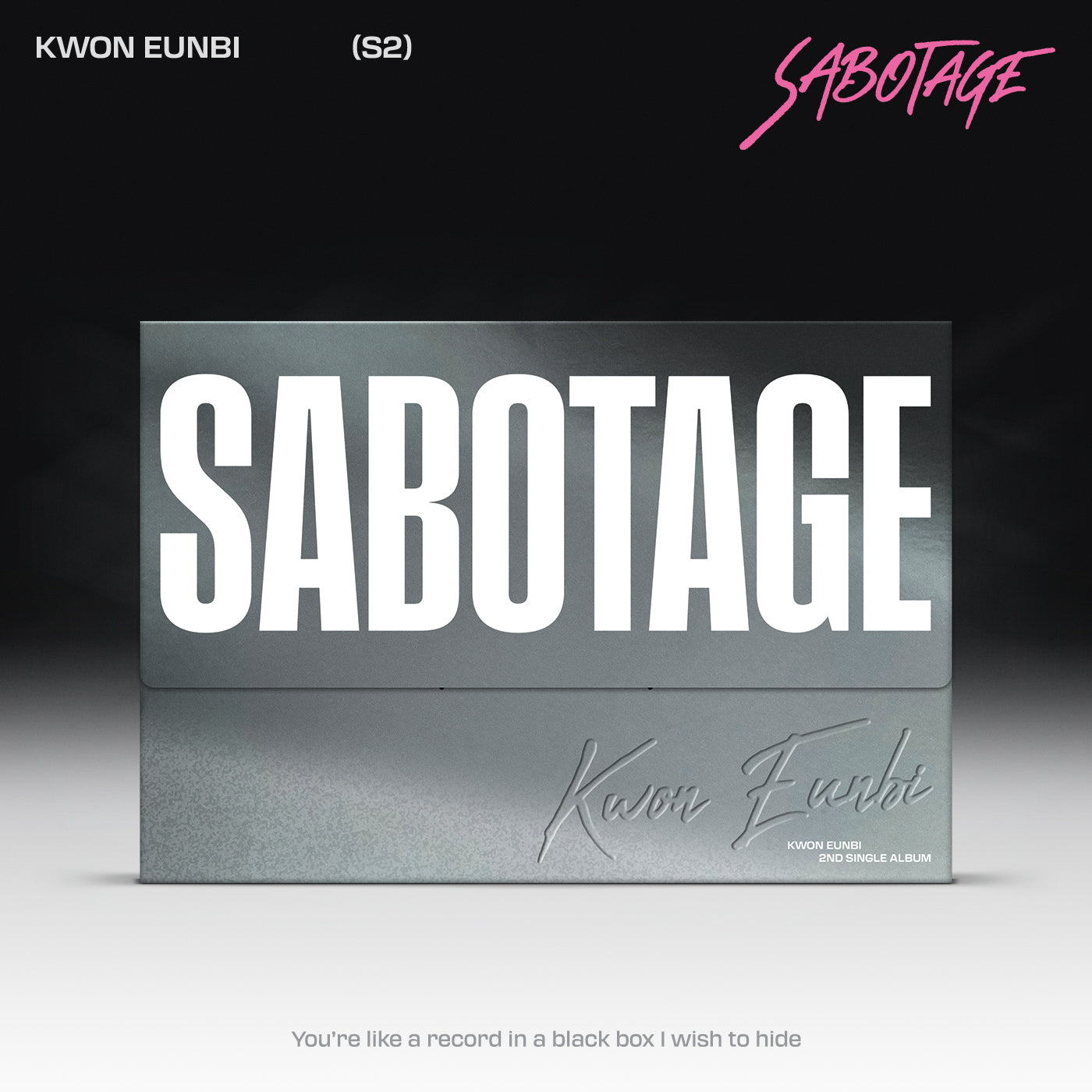 KWON EUN BI 2ND SINGLE ALBUM 'SABOTAGE' COVER