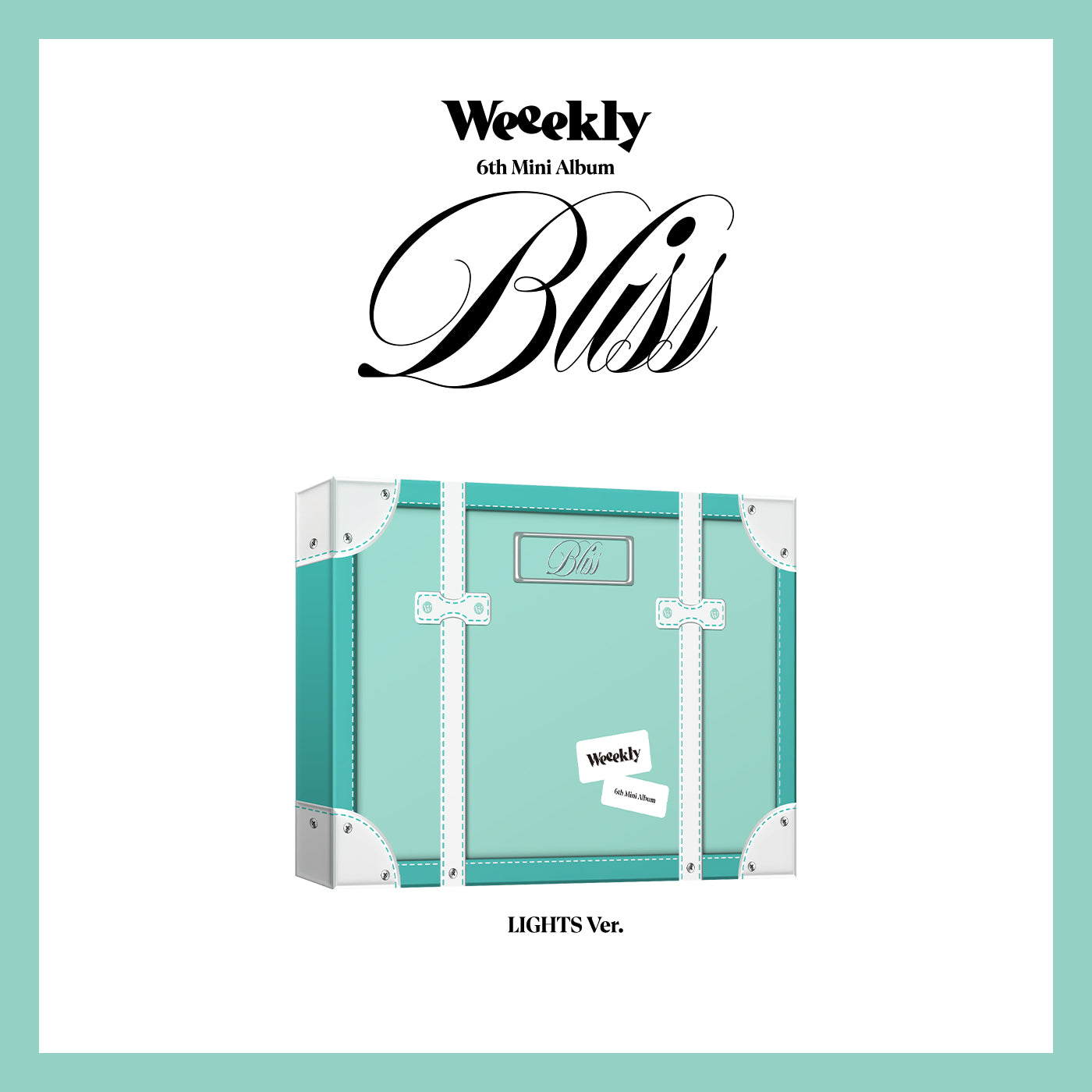 WEEEKLY 6TH MINI ALBUM 'BLISS' LIGHTS VERSION COVER