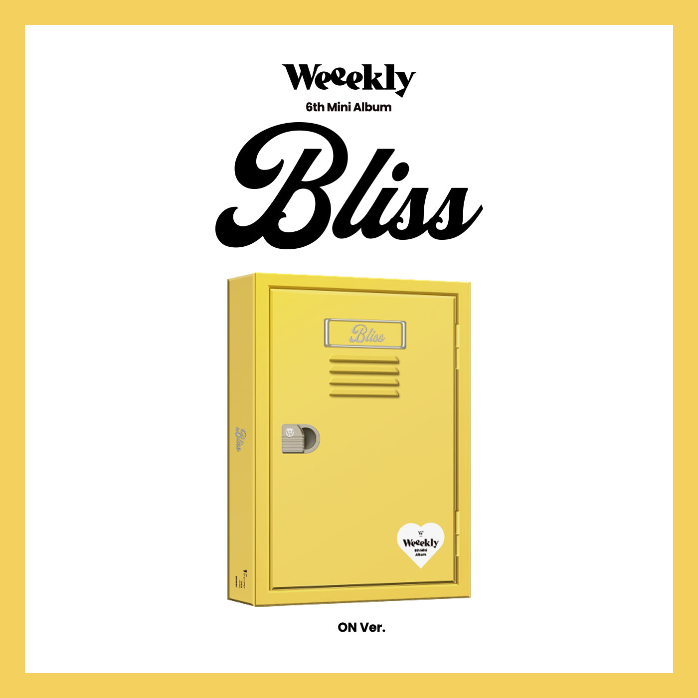 WEEEKLY 6TH MINI ALBUM 'BLISS' ON VERSION COVER