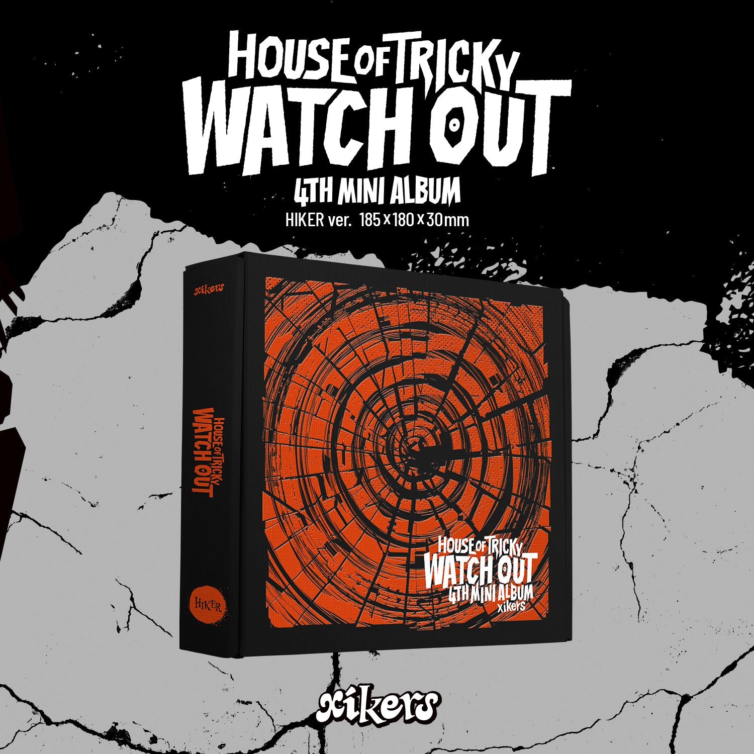 XIKERS 4TH MINI ALBUM 'HOUSE OF TRICKY : WATCH OUT' HIKER VERSION COVER