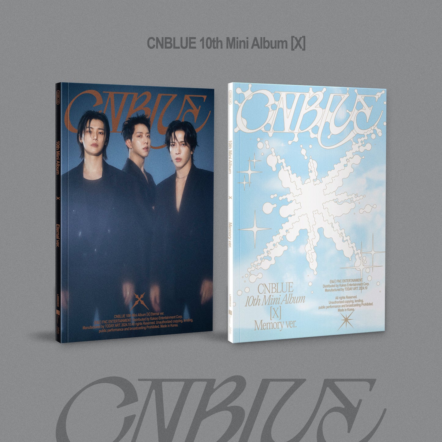 CNBLUE 10TH MINI ALBUM 'X' COVER