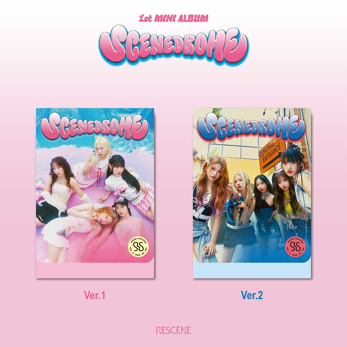 RESCENE 1ST MINI ALBUM 'SCENEDROME' (PLVE) SET COVER