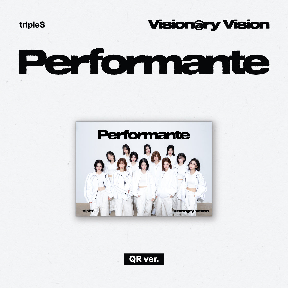 TRIPLES ALBUM 'VISIONARY VISION <PERFORMANTE>' (QR) COVER