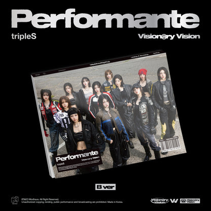 TRIPLES ALBUM 'VISIONARY VISION <PERFORMANTE>' B VERSION COVER