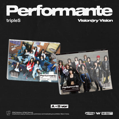 TRIPLES ALBUM 'VISIONARY VISION <PERFORMANTE>' COVER