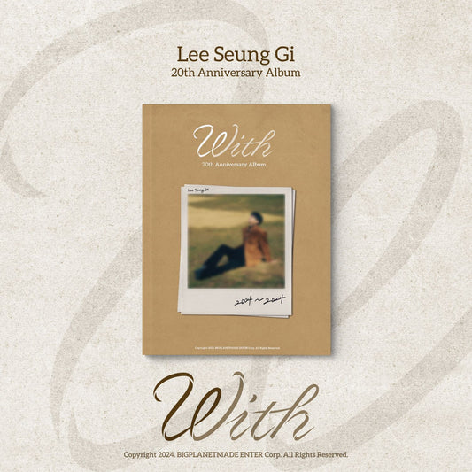 LEE SEUNG GI 20TH ANNIVERSARY ALBUM 'WITH' COVER