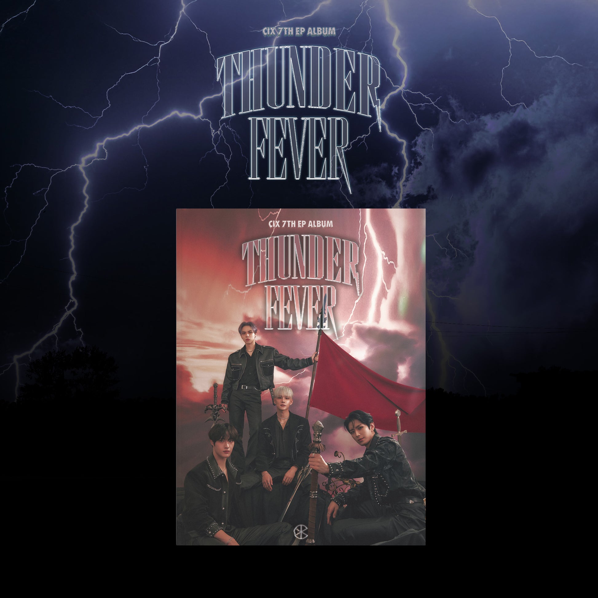 CIX 7TH EP ALBUM 'THUNDER FEVER' THUNDER VERSION COVER