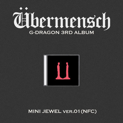 G-DRAGON 3RD ALBUM 'ÜBERMENSCH' (MINI JEWEL) VERSION 1 COVER