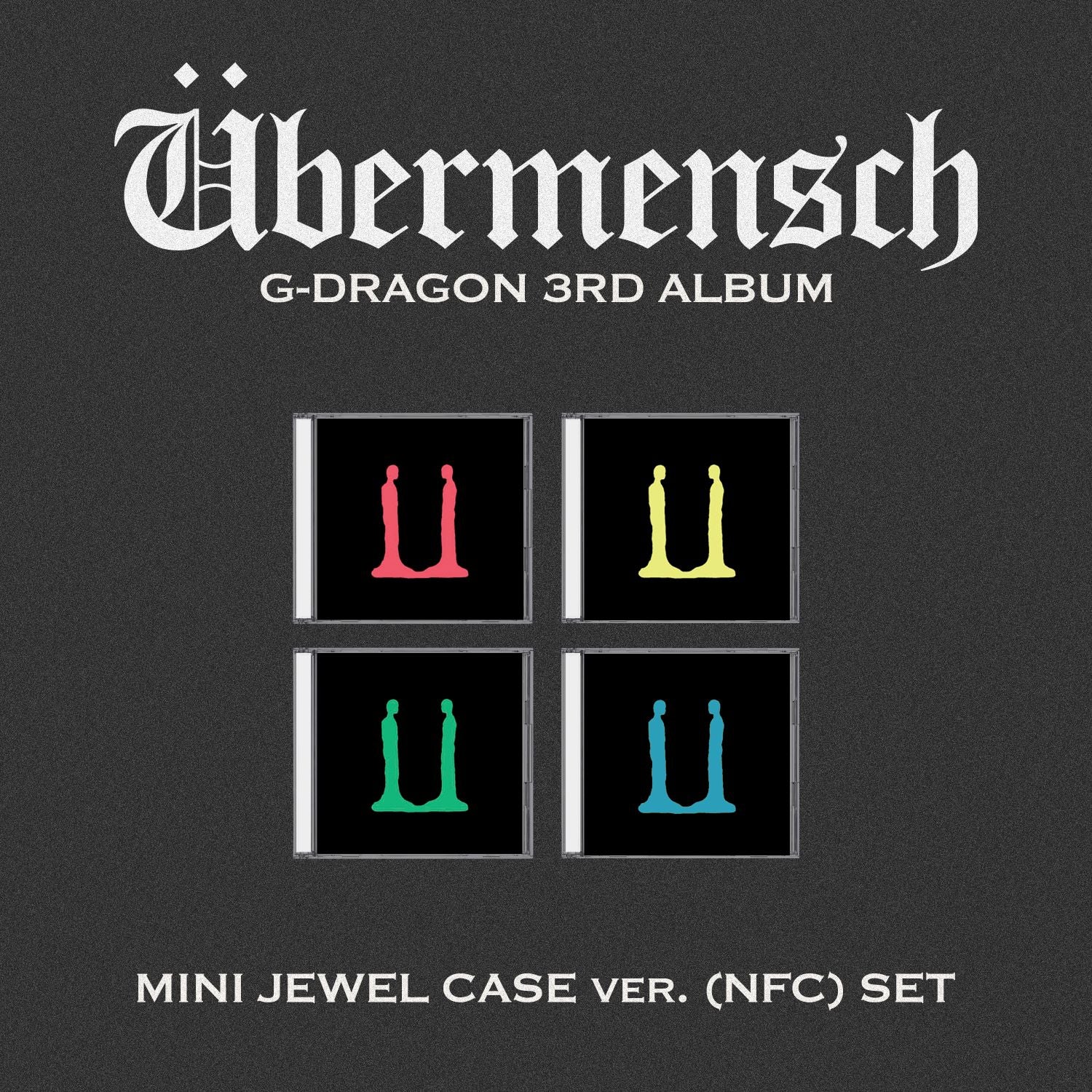 G-DRAGON 3RD ALBUM 'ÜBERMENSCH' (MINI JEWEL) COVER