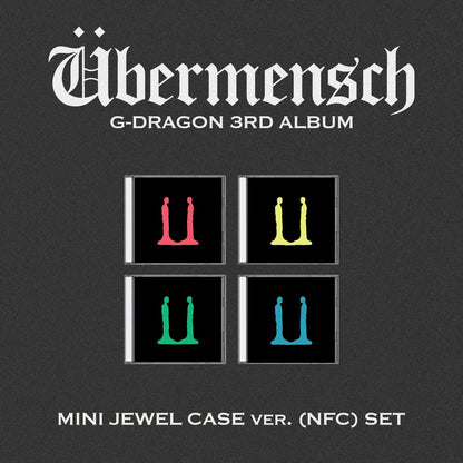 G-DRAGON 3RD ALBUM 'ÜBERMENSCH' (MINI JEWEL) COVER