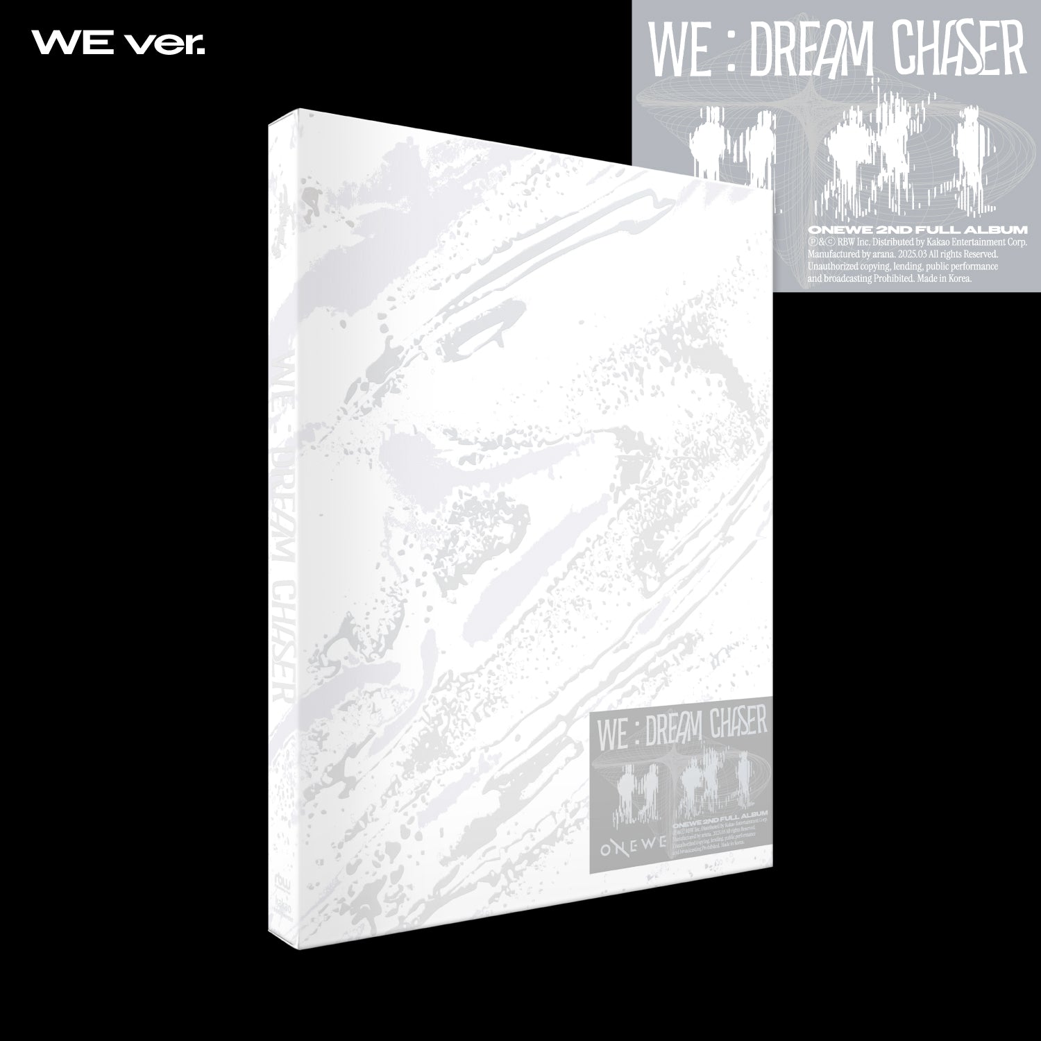 ONEWE 2ND FULL ALBUM 'WE : DREAM CHASER' COVER