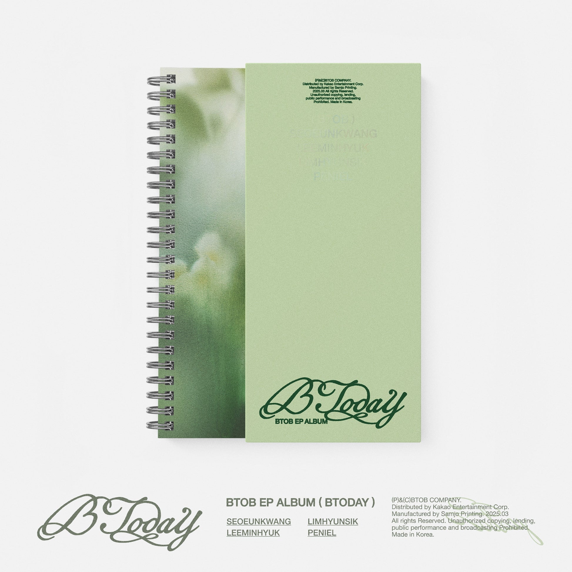 BTOB EP ALBUM 'BTODAY' COVER