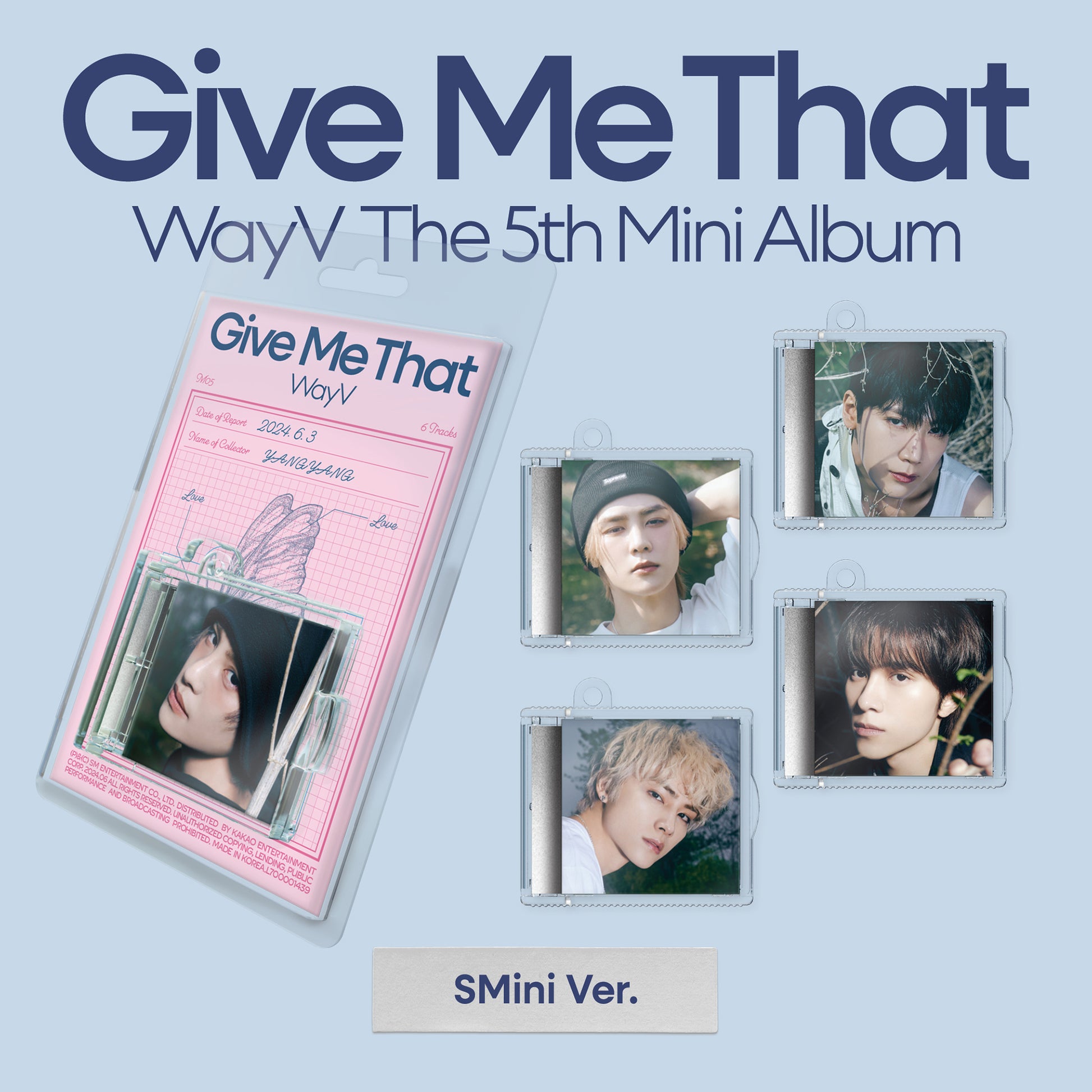 WAYV 5TH MINI ALBUM 'GIVE ME THAT' (SMINI) SET COVER