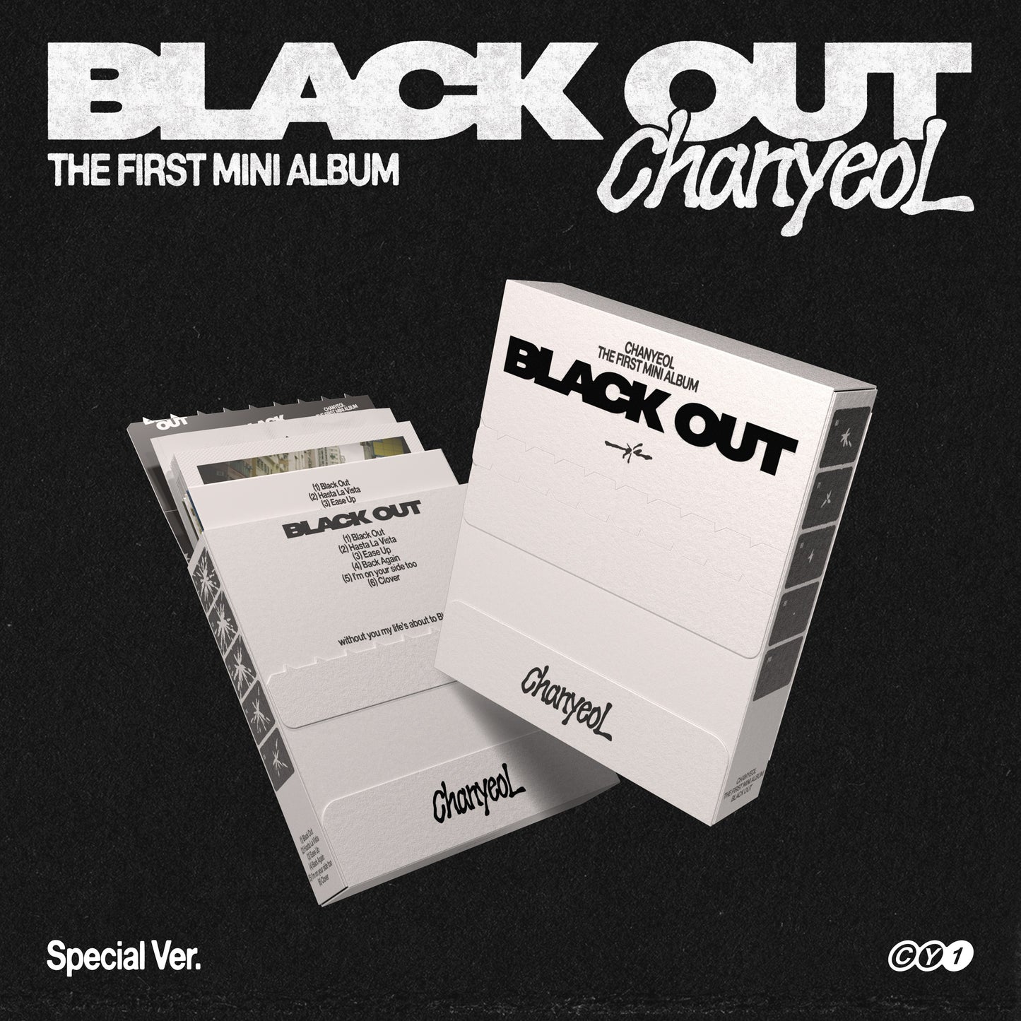 CHANYEOL 1ST MINI ALBUM 'BLACK OUT' (SPECIAL) COVER