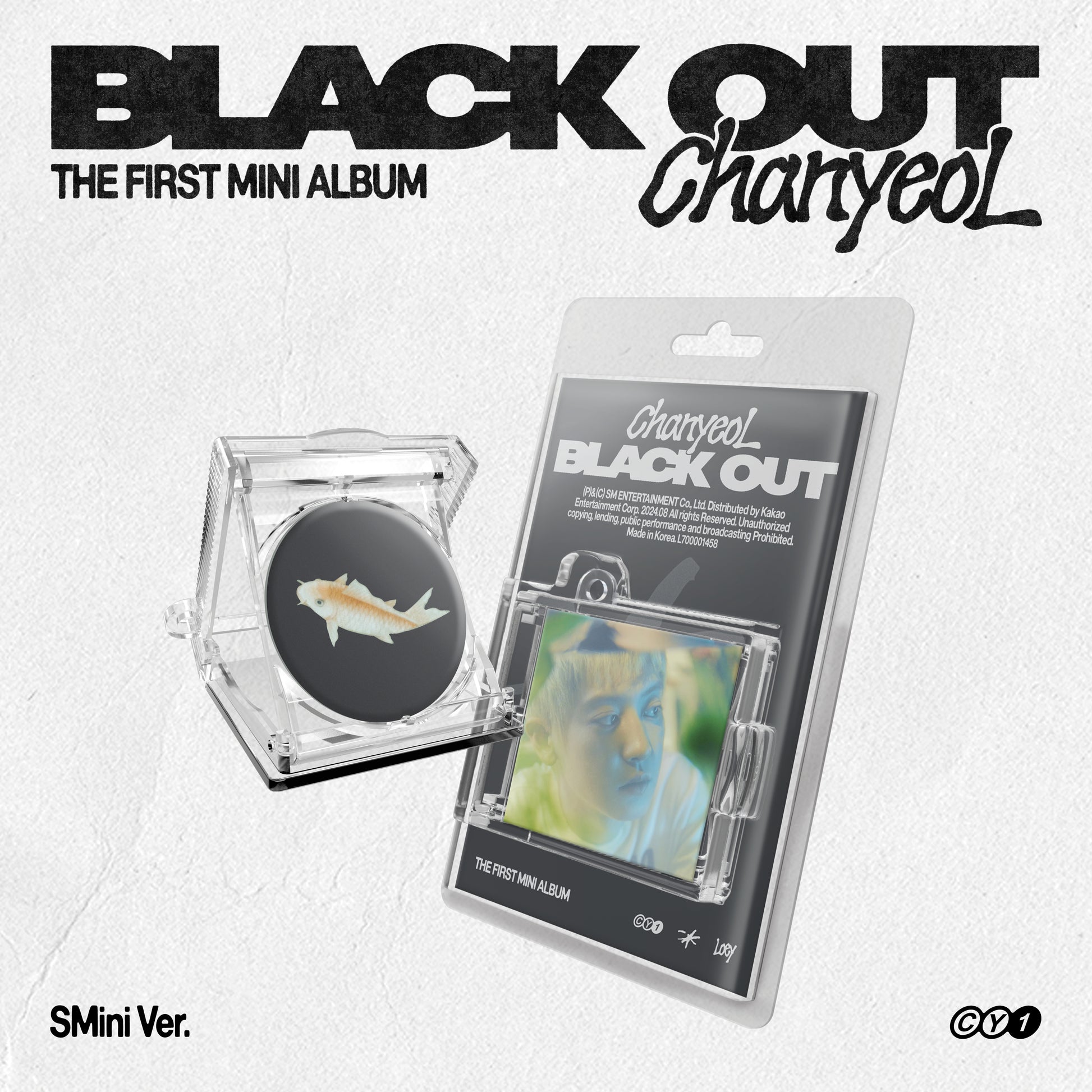 CHANYEOL 1ST MINI ALBUM 'BLACK OUT' (SMINI) COVER