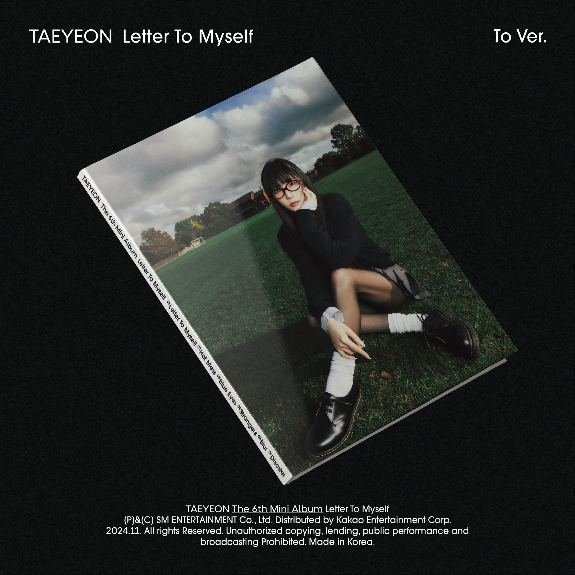 TAEYEON 6TH MINI ALBUM 'LETTER TO MYSELF' (TO) COVER